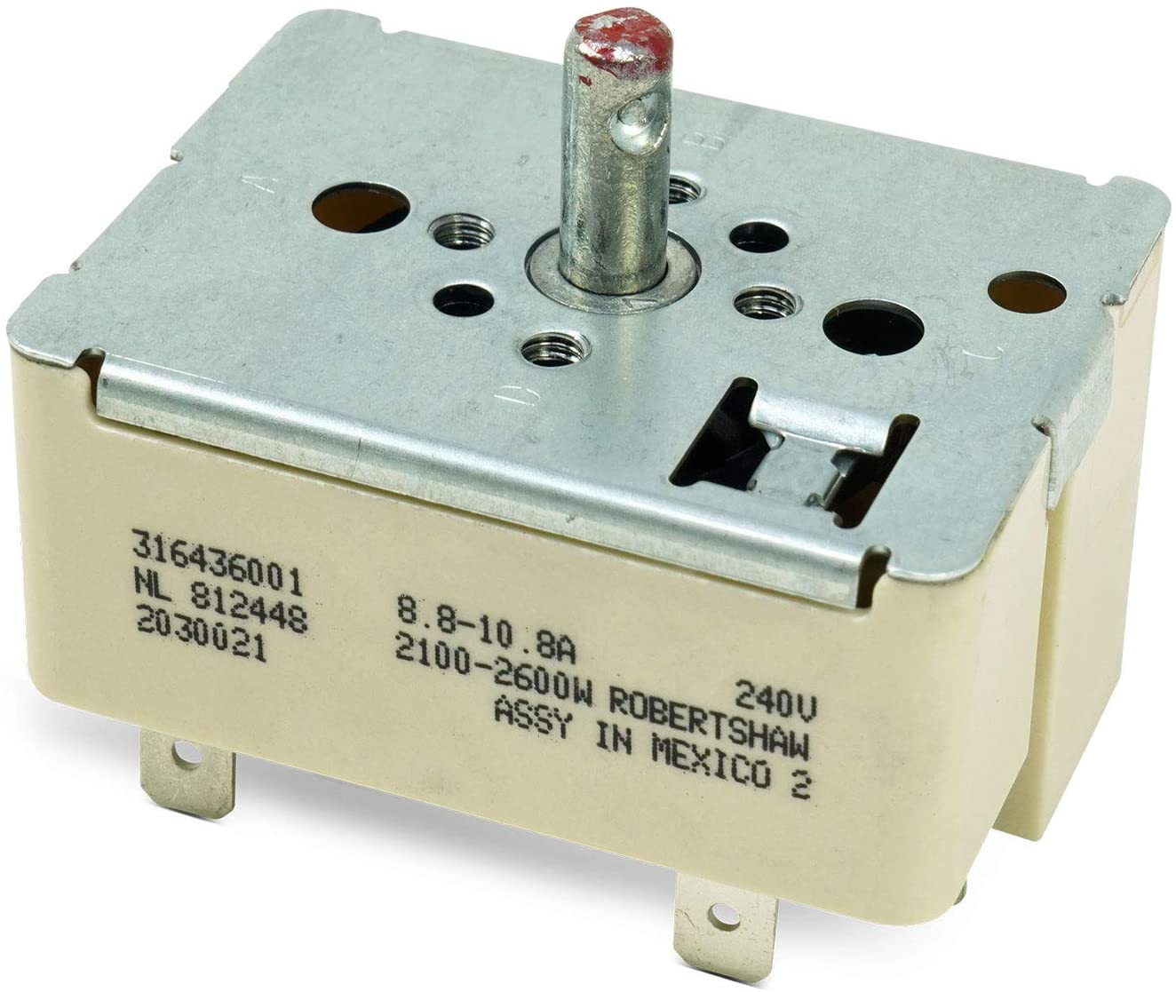 316436001 Range infinite switch surface burner Frigidaire