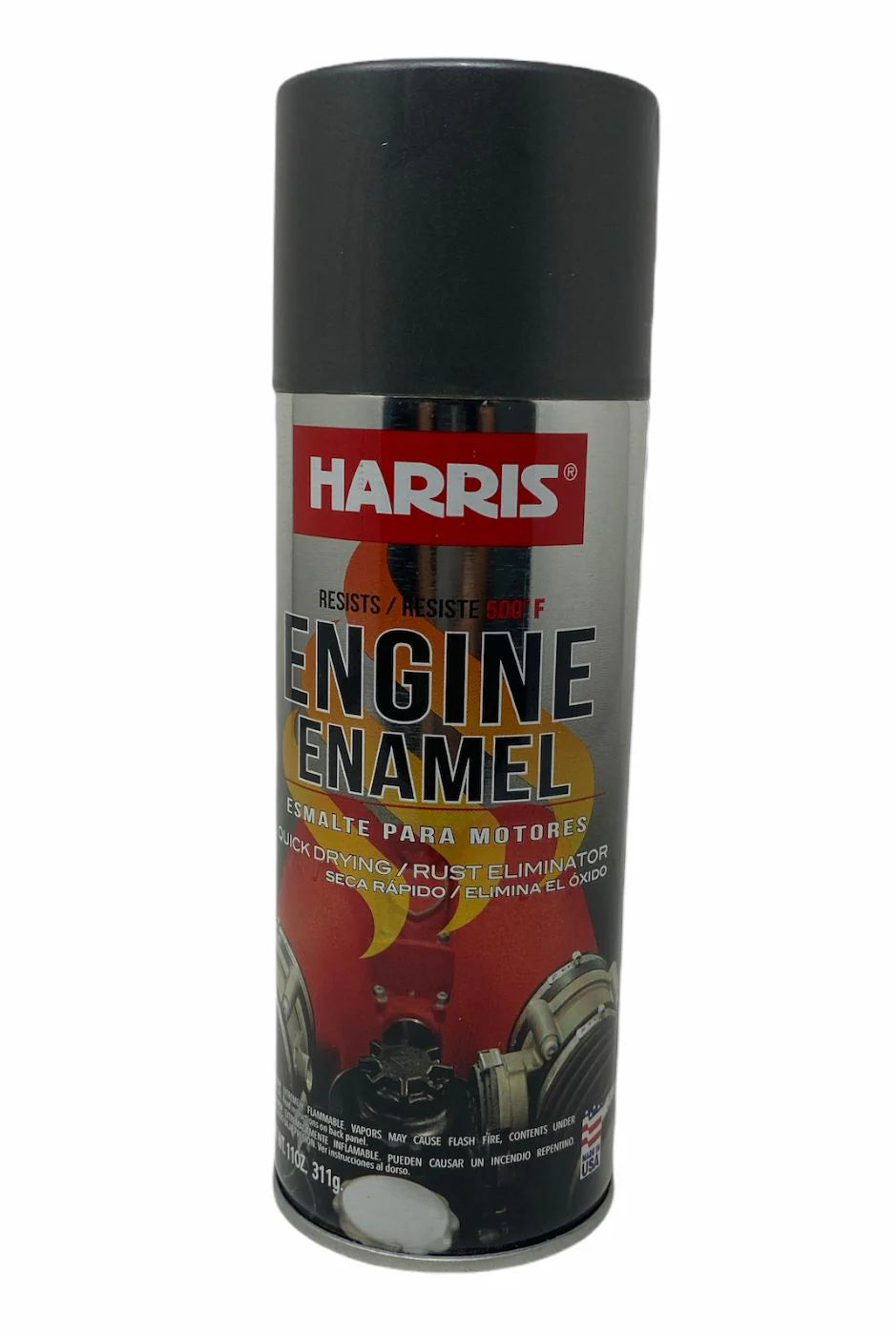 38113 Enamel engine spray paint black color Harris