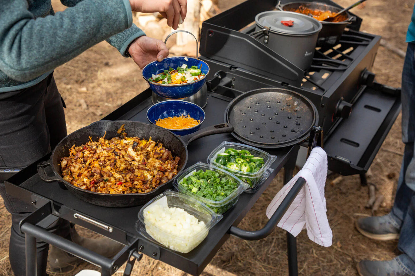 TH2BCMP Estufa de camping de 2 quemadores Thiessens