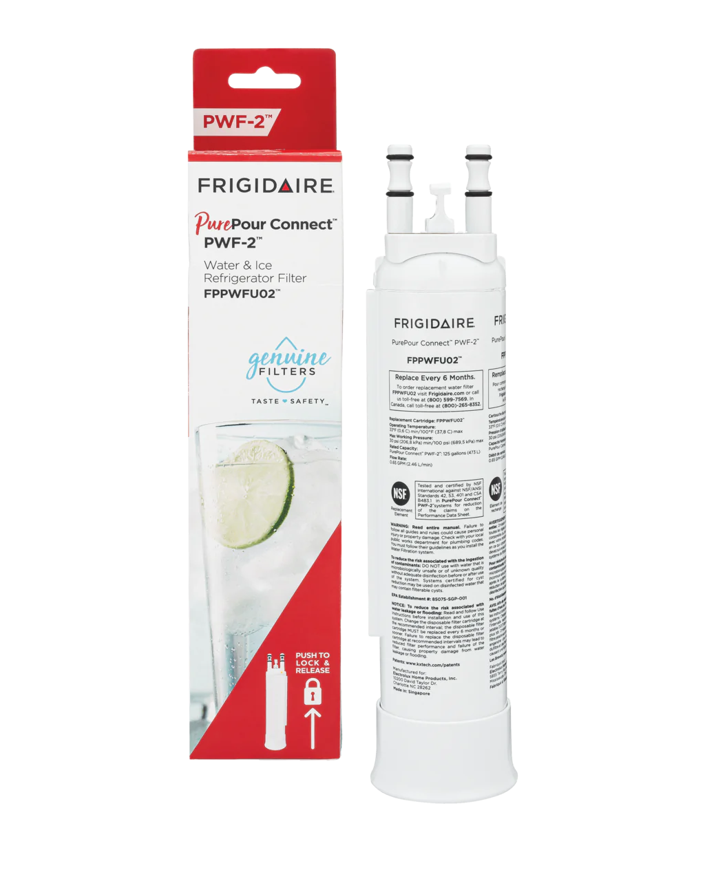 FPPWFU01 Refrigerator water filter Frigidaire