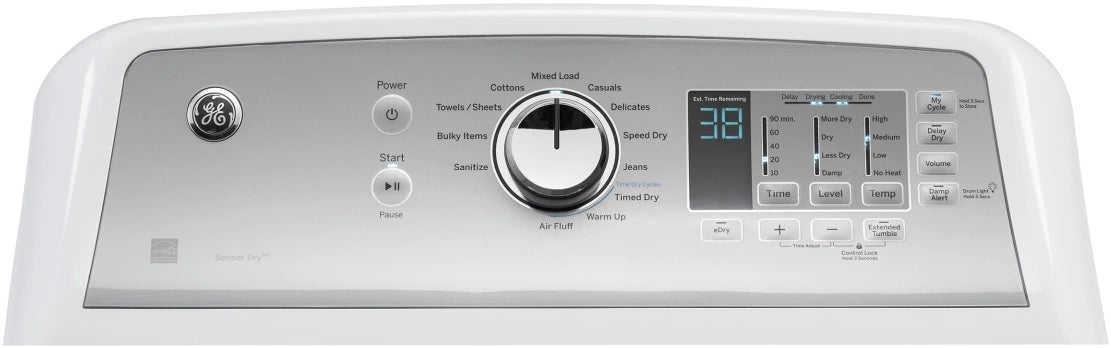 GTD65EBSJWS Secadora Electrica General Electric 7.4Cu