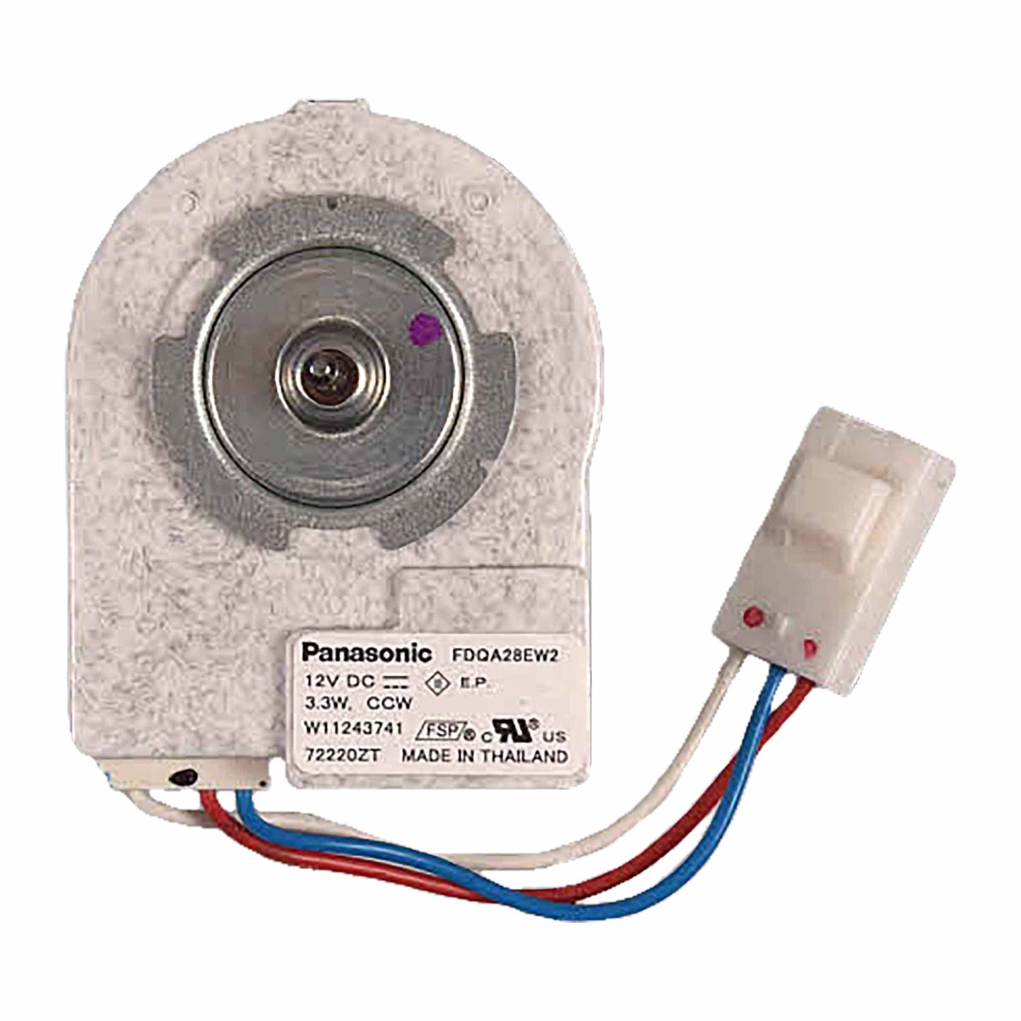 W11396715 Refrigerator evaporator fan motor Whirlpool