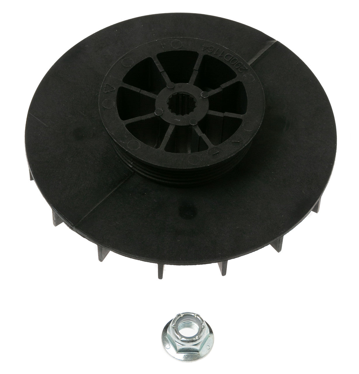 WH03X32217 Washer 1/2 HP motor pulley and nut General Electric