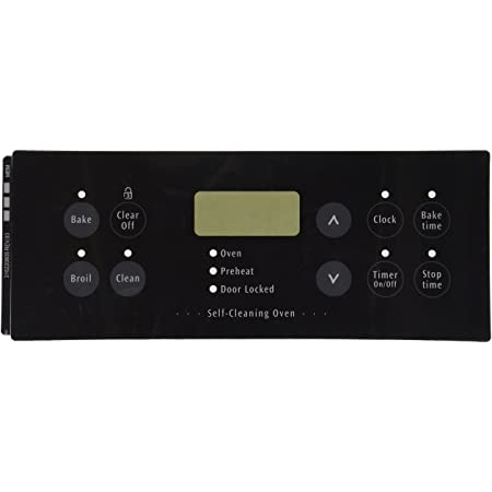 316220805 Stove clock touchpad overlay Frigidaire