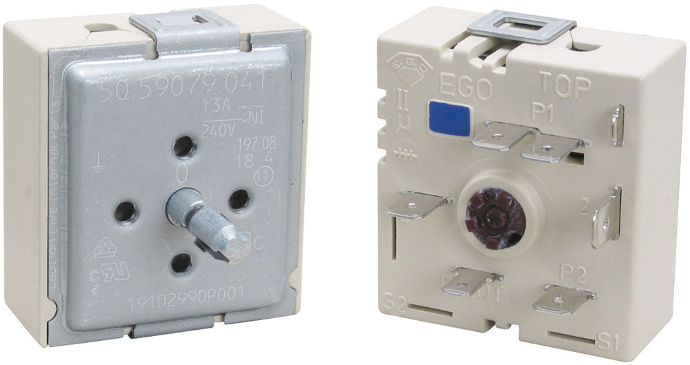 WB24T10058 Range dual burner infinite control switch General Electric