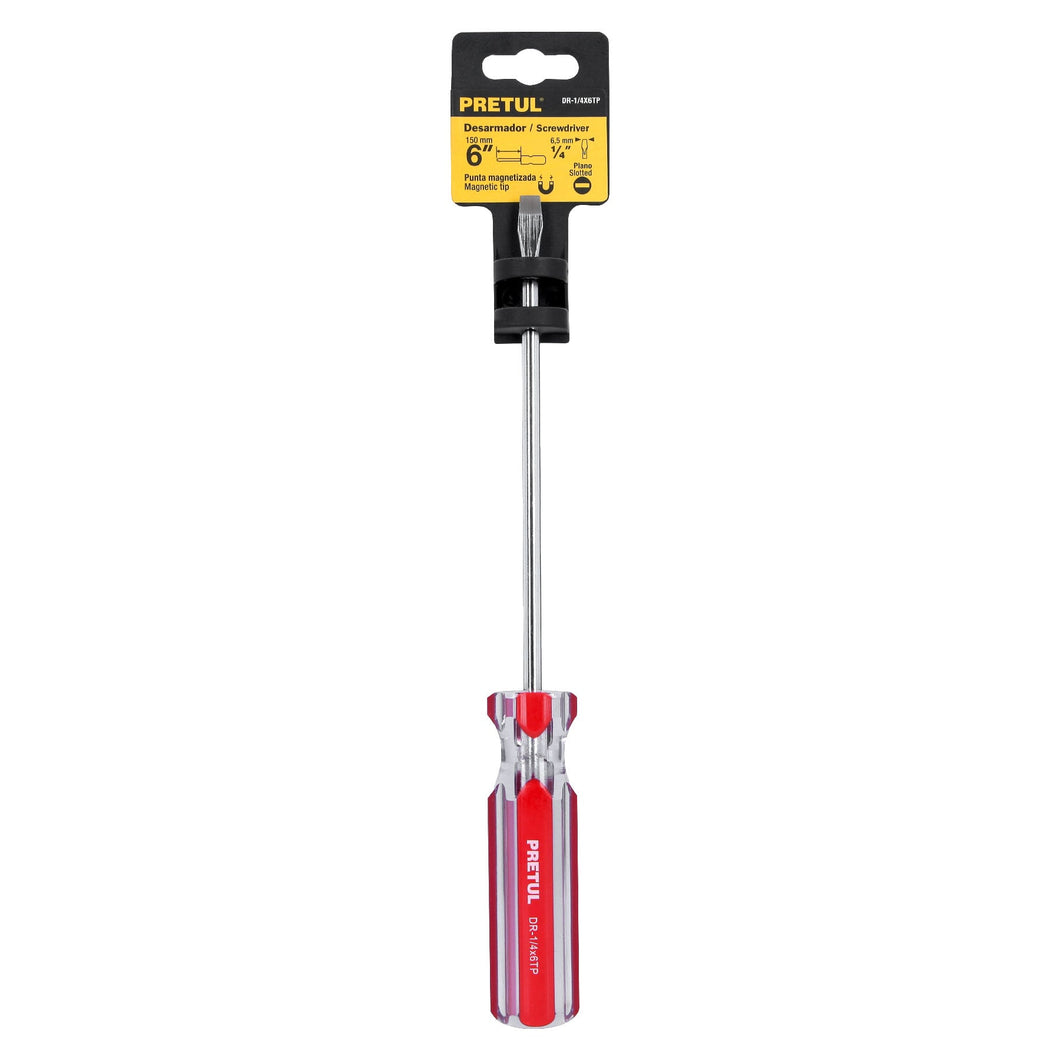 21462 Flat screwdriver 1/4 x 6