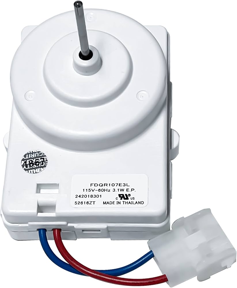 242018301 Refrigerator condenser fan motor Frigidaire