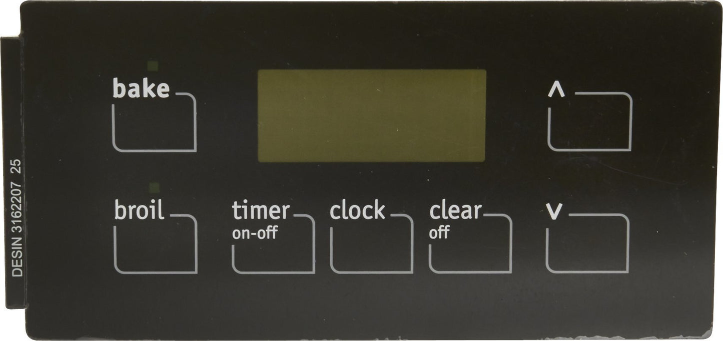 316220725 Range/Oven Clock Overlay Frigidaire