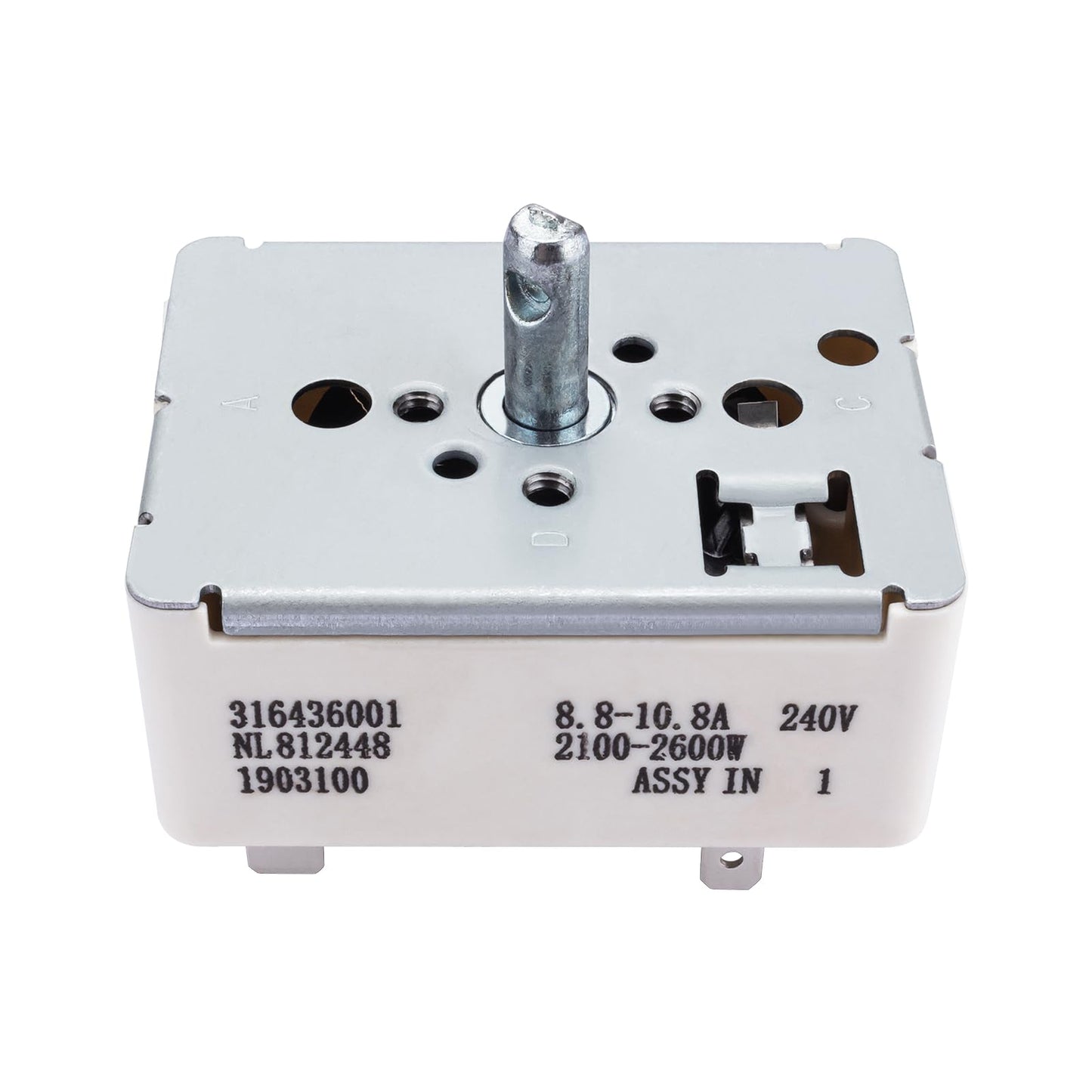 316436001 Range infinite switch surface burner Frigidaire