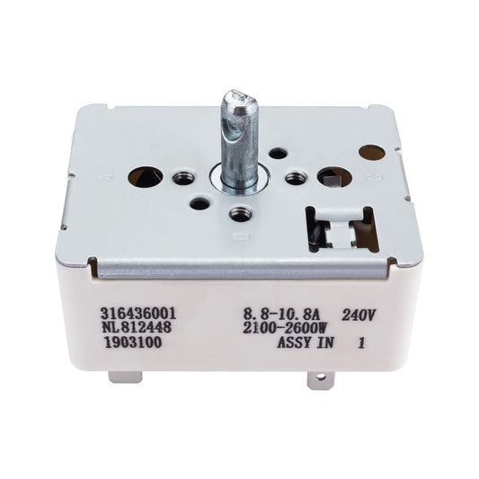 316436001 Range infinite switch surface burner Frigidaire