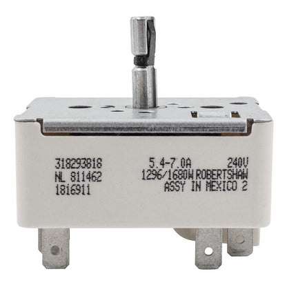 318293818 Range surface burner element switch Frigidaire