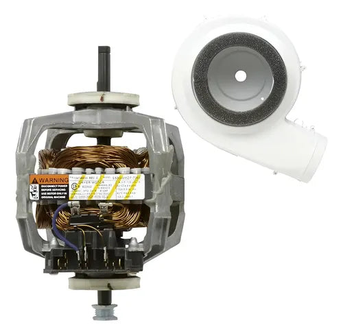 5303937189 Dryer drive motor with pulley and blower housing assembly Frigidaire