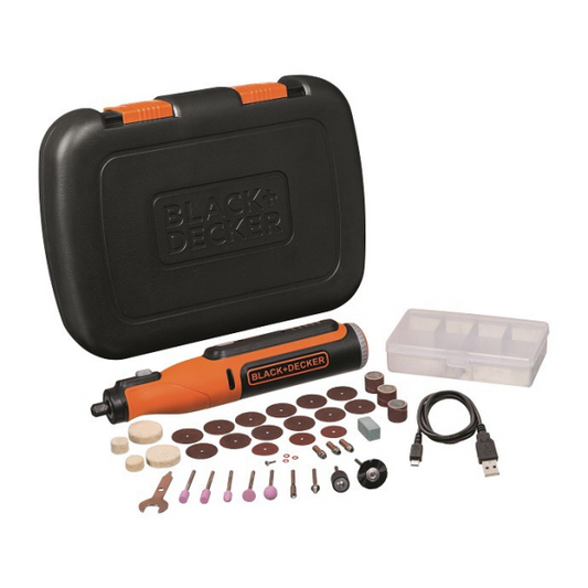 BCRT8K35 Cordless rotary tool Black + Decker