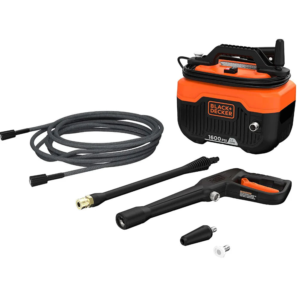BEPW1600 Electric cold water pressure washer Black + Decker
