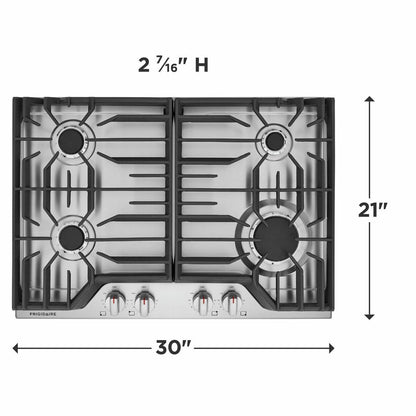FCCG3027AS Tope De Gas 30" Frigidaire S/Steel "Nuevo Con "Damage"