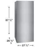 FFFU16F2VV Freezer Frigidaire Vertical 16CU S/Steel