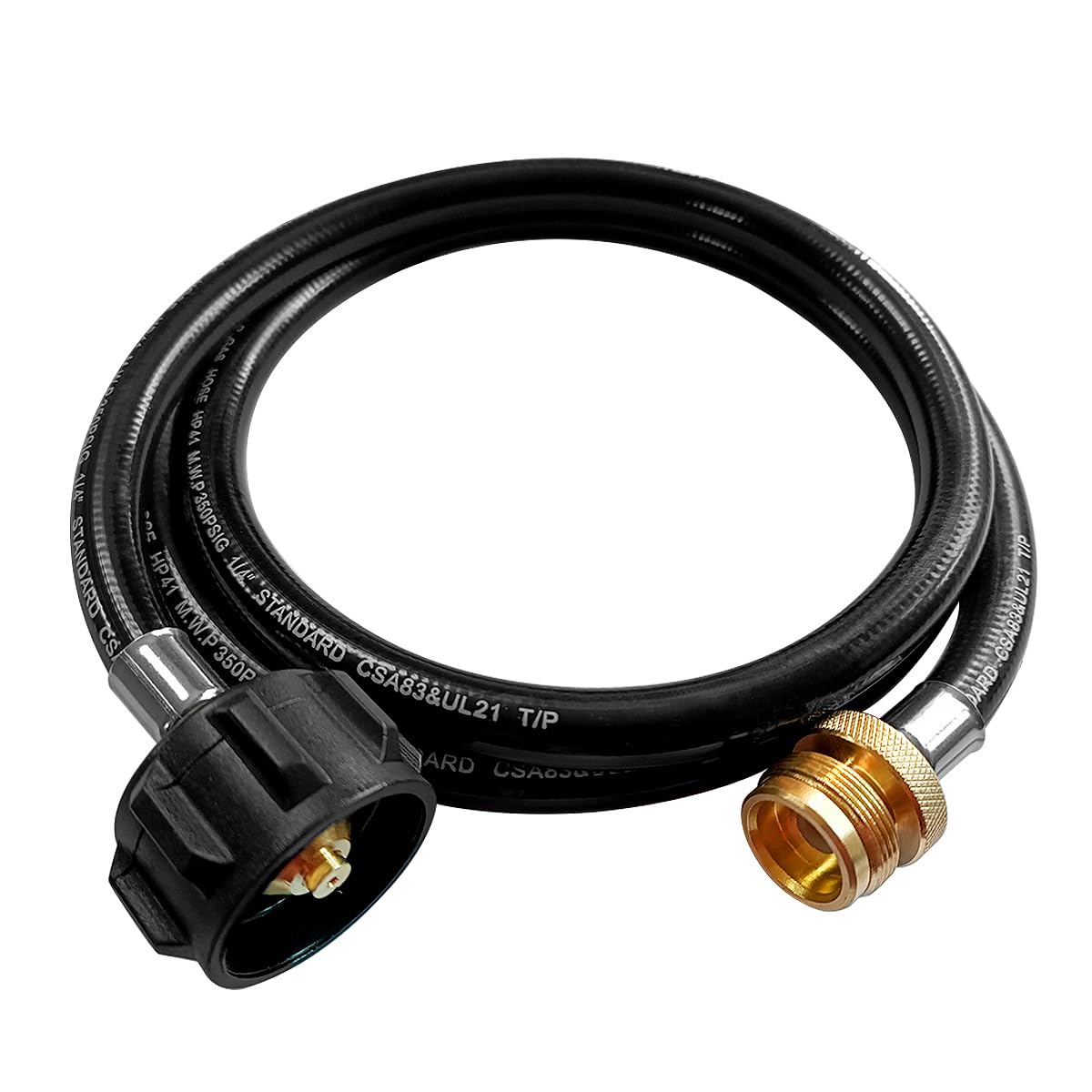 H10 Propane hose adapter converted for coleman camp stove