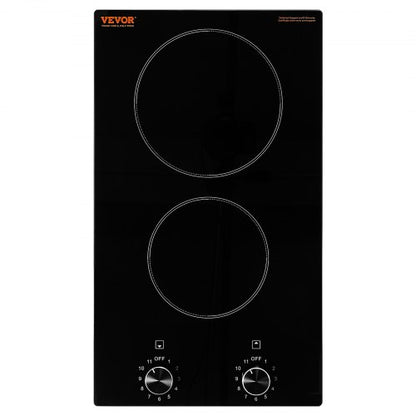 LT2V-31 Tope Electrico 12" En Ceramica 2 Hornillas Vevor