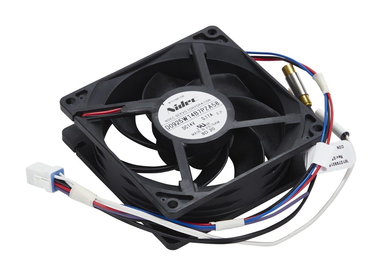 W11087438 Refrigerator evaporator fan motor and thermistor assembly Whirlpool