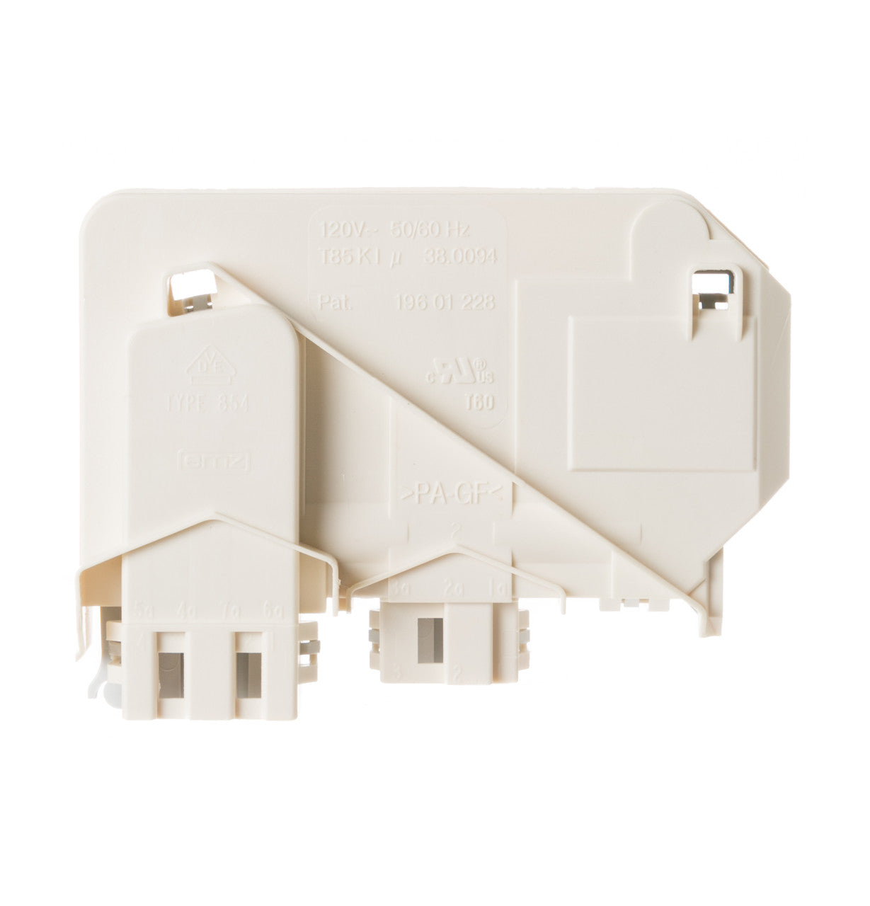WH10X10008 Washer door lock and motor/switch assembly General Electric