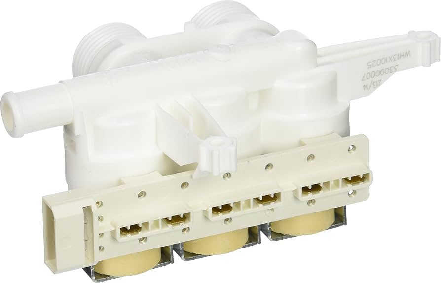 WH13X10025 Washer triple water valve General Electric