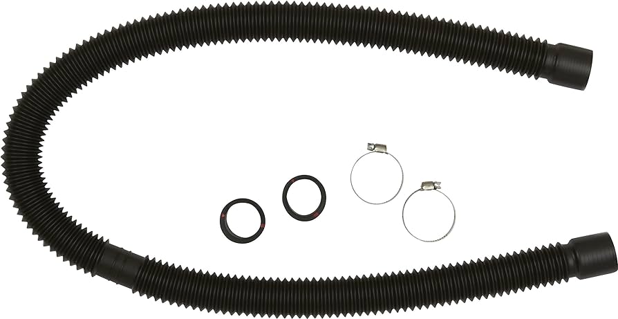 WH49X301 Washing Machine Drain Hose Extension with Adapters and Clamps General Electric