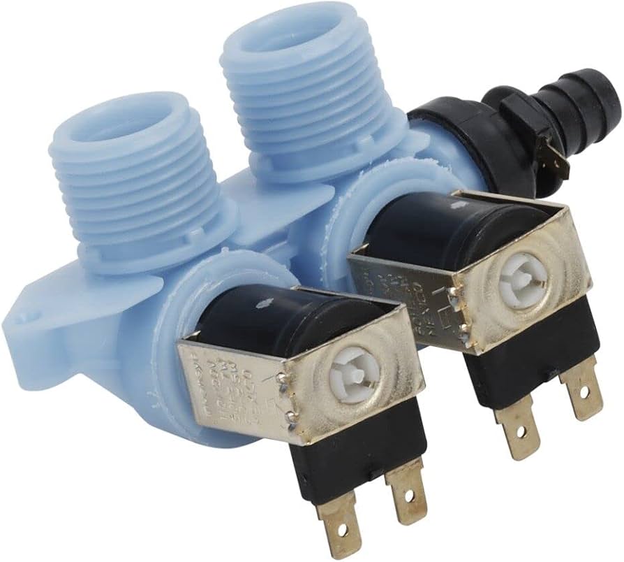 WP3979346 Washer water inlet valve assembly with thermistor temperature sensor Whirlpool