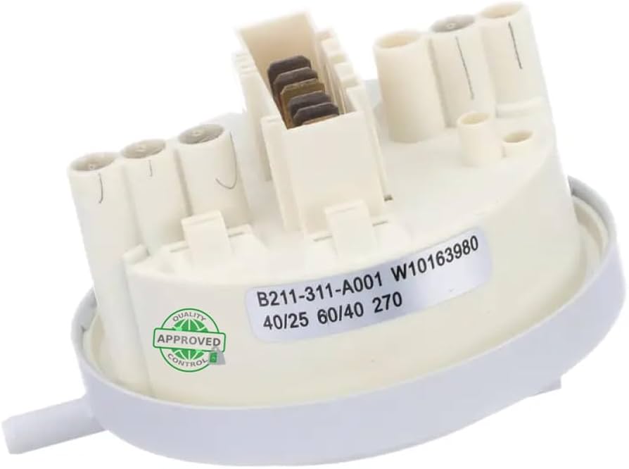 WPW10163980 Washer pressure switch Whirlpool