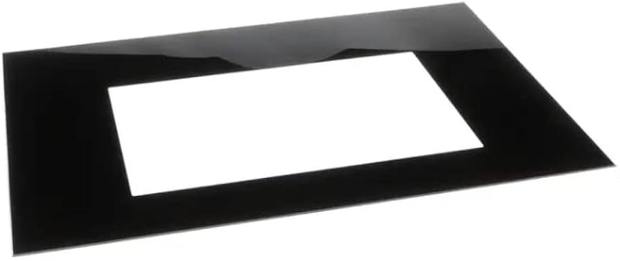 WPW10409946 Range oven outer door glass General Electric