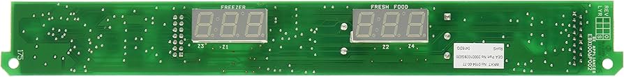 WR55X10684 Refrigerator user control and display board General Electric