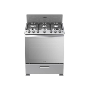 Estufa de gas 30" Whirlpool 6 quemadores