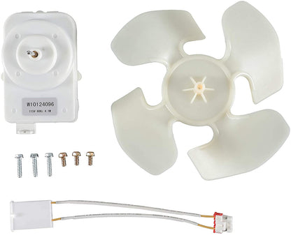 W10124096 Refrigerator condenser fan motor Whirlpool