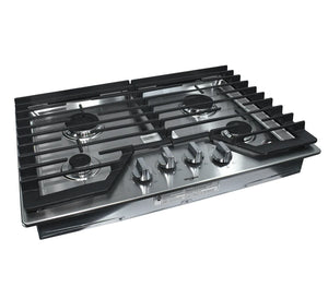 30-Inch Gas Cooktop Stainless Steel Whirlpool