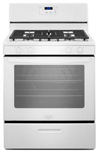 Estufa de gas 30"Whirlpool Blanca