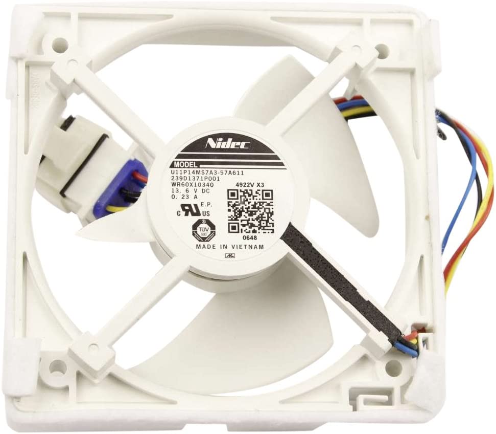 WR60X10352 Freezer evaporator fan motor & felt kit General Electric