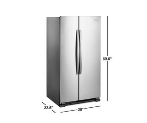 Nevera Whirlpool S/Side 25CU.FT S/Steel