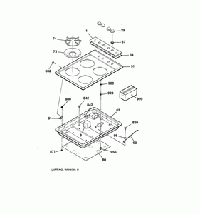 Bowl para tope de gas General Electric / Gas Burner Bowl